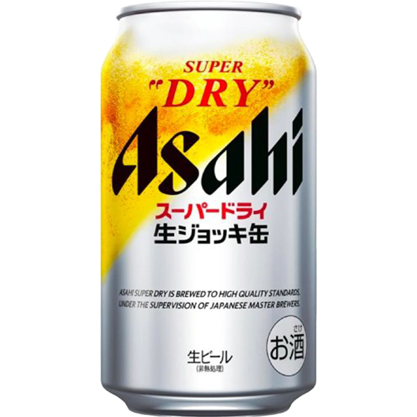 朝日SuperDry生啤酒極泡罐340ml