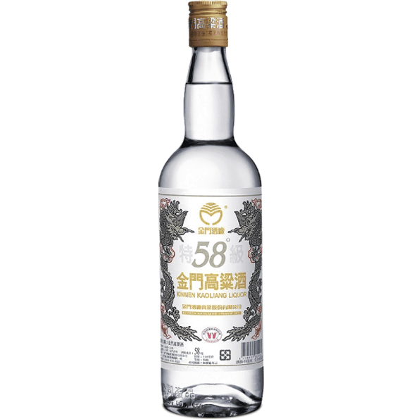 金門酒廠 58度白標高粱酒 600ML