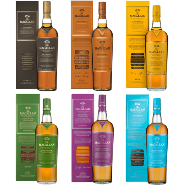 麥卡倫 Edition No.1-6單一麥芽威士忌