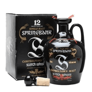 雲頂 12年Black Ceramic Jug 舊版瓷瓶 Springbank 12 years old Black Ceramic Jug Single Malt Whisky
