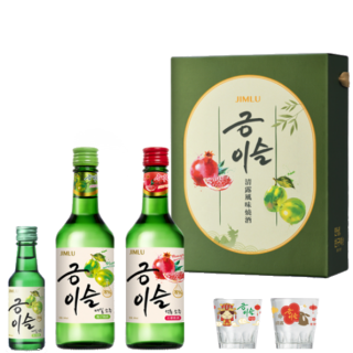 韓國燒酒 清露風味燒酒禮盒(梅子+石榴)
