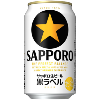 SAPPORO 生啤酒黑標(24入)