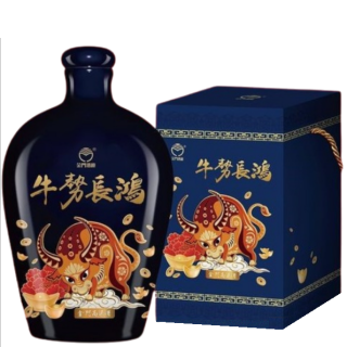 金門酒廠 戰酒黑金龍牛勢長鴻高粱酒(藍)