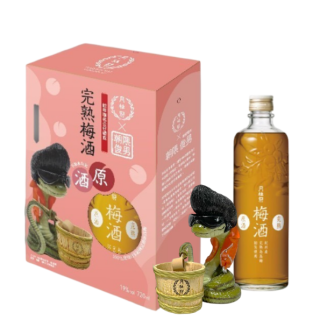 月桂冠 完熟梅酒原酒 朝隈俊男「蛇年變裝」公仔禮盒 19r0ML