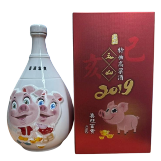 玉山 特曲高粱酒 喜迎富貴(豬年)1000ml