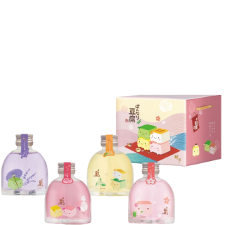 醉月花草酒四入禮盒組(溫柔的豆腐)
