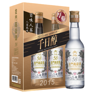 金門酒廠 2015年千日醇百味人蔘風味高粱酒(厚蔘批次)