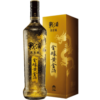 金門高粱 戰酒黑金龍金箔酒 3L
