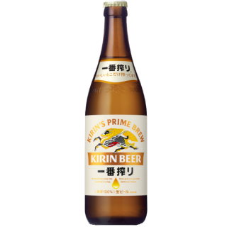 麒麟 一番搾啤酒玻璃瓶 (500ML*12入)
