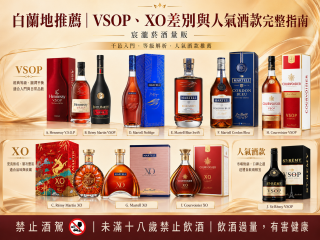 「白蘭地推薦｜10款VSOP、XO入門與人氣酒款完整指南」
