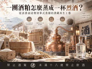 一團酒粕怎麼蒸成一杯烈酒？ 從清酒副產物到單式蒸餾的酒藏再生工藝