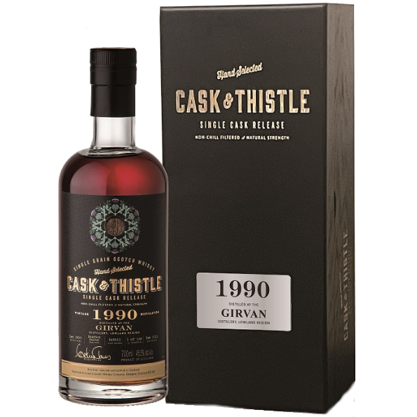 卡斯可1990 Girvan單一穀物單桶威士忌原酒