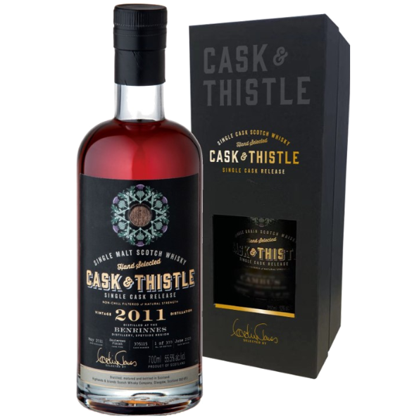 卡斯可2011 Benrinnes單一麥芽單桶威士忌原酒 Cask & Thistle 2011 Benrinnes Single Cask ~Sauternes Cask~