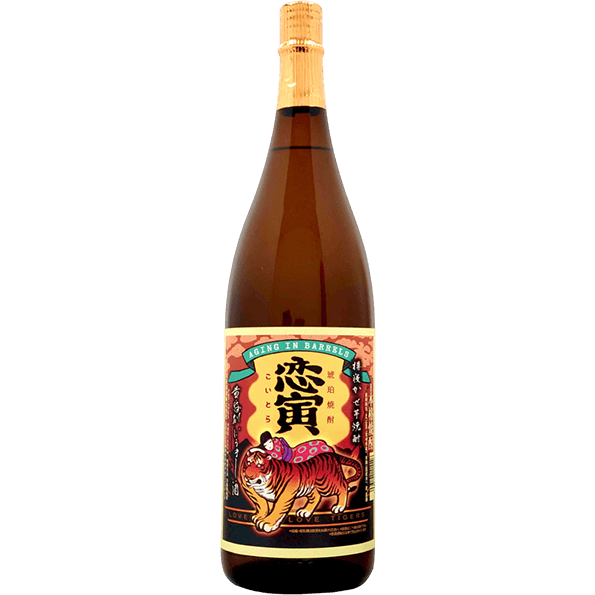 宗政酒造 戀寅 樽藏芋麥燒酎 1800ML