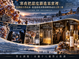 寒夜把甜度鎖進果實裡：冰酒從自然結冰、低溫採收到慢發酵熟成的完整工藝