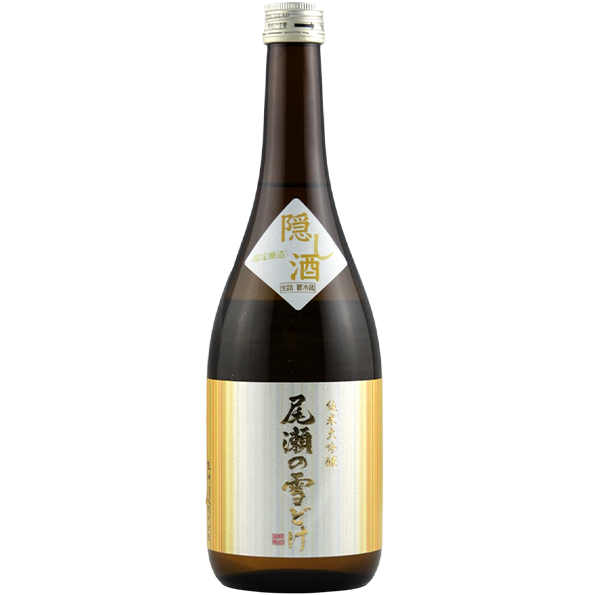 尾瀨雪融 純米大吟釀 隱酒