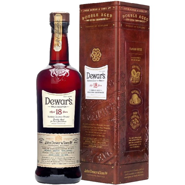 帝王 18年 調和威士忌(鐵盒) 750ML