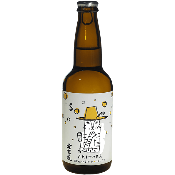 安藝虎 純米吟釀 素 發泡生酒 330ML