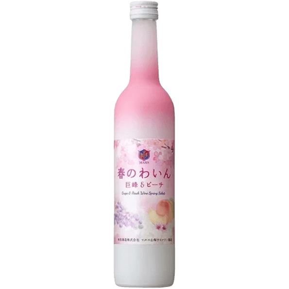 本坊酒造 春限定桃子巨峰葡萄酒 500ML