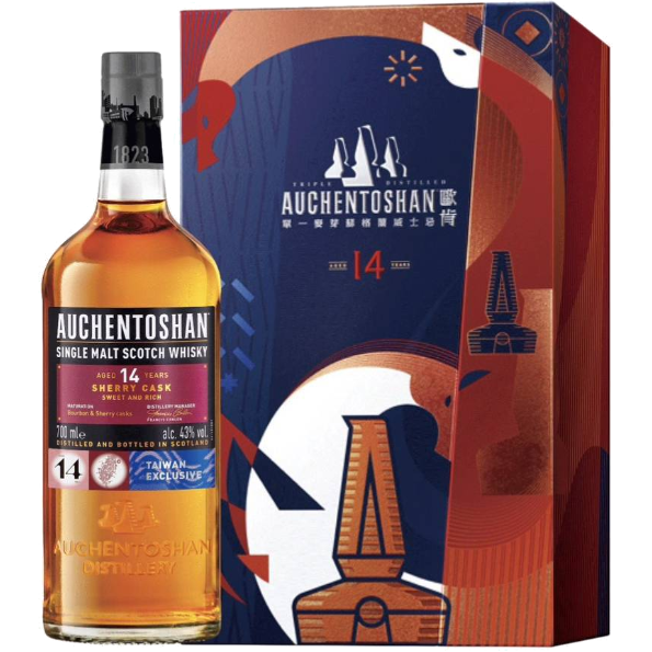 歐肯特軒 14年單一麥芽威士忌-2026年新年禮盒 歐肯特軒 14年單一麥芽威士忌-2026年新年禮盒