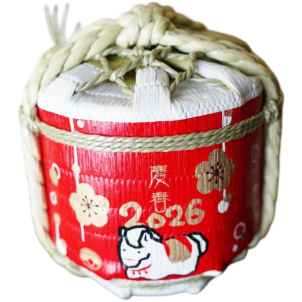 河內酒造 馬年干支梅酒 迷你酒樽(2026年限定)