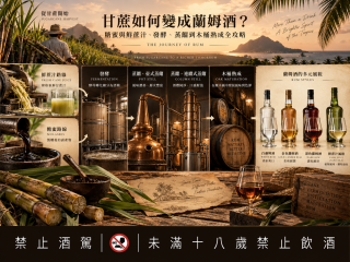 甘蔗如何變成蘭姆酒？ 糖蜜與鮮蔗汁、發酵、蒸餾到木桶熟成全攻略