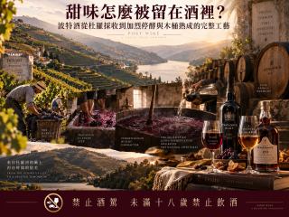 甜味怎麼被留在酒裡？ 波特酒從杜羅採收到加烈停酵與木桶熟成的完整工藝