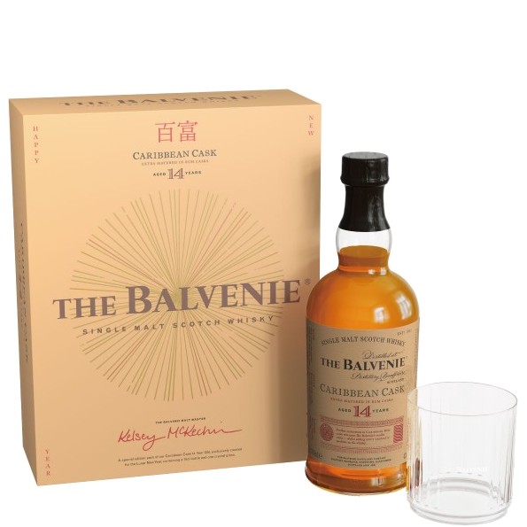 百富 14年加勒比海蘭姆桶單一純麥威士忌(2026禮盒) 