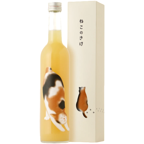 稻田本店 貓咪桃子果實酒 500ml