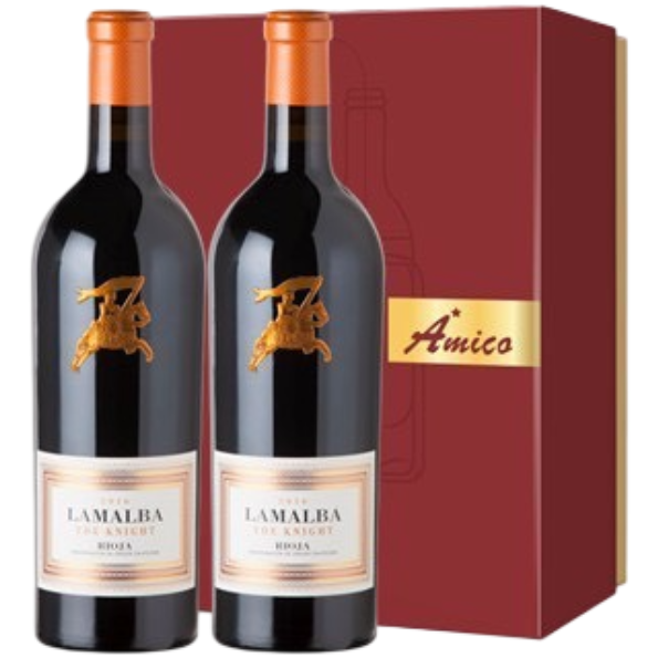 聖塔堡莊園酒莊 拉曼巴 金色騎士皇家限量紅葡萄(雙入禮盒)