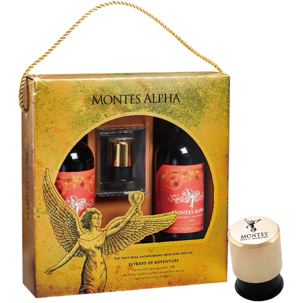 蒙帝斯酒莊 阿法卡本內蘇維濃紅酒 月圓獻禮 天使禮盒