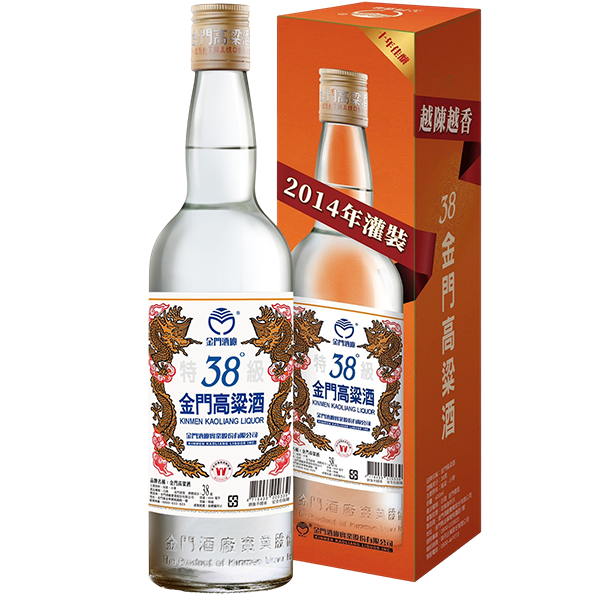 金門酒廠 2014年38度高粱酒 600ML