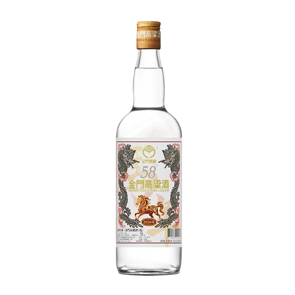 金門酒廠 58度金門高粱酒 馬年限定包裝 金門酒廠 58度金門高粱酒 馬年限定包裝