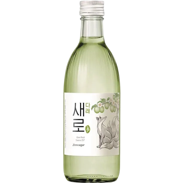 韓國燒酒 初飲初樂 九尾狐零糖 奇異果燒酒