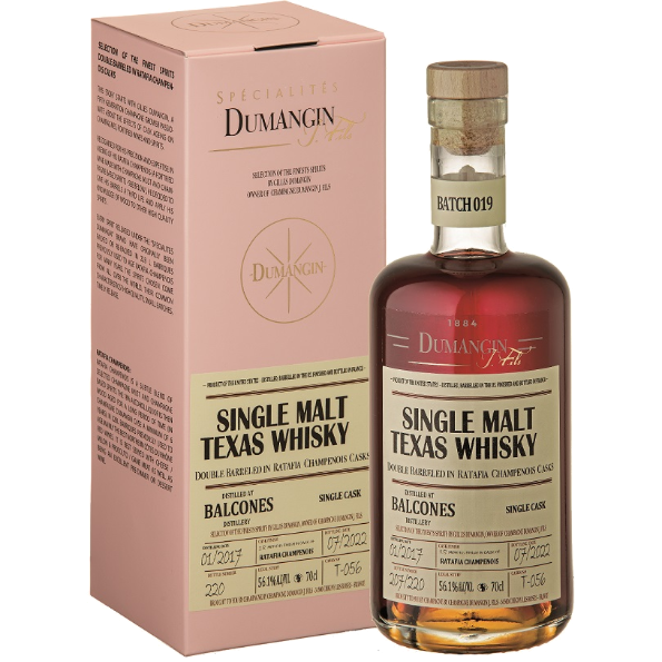 香檳堡 Dumangin系列美國德州Balcones 2017單桶單一麥芽威士忌