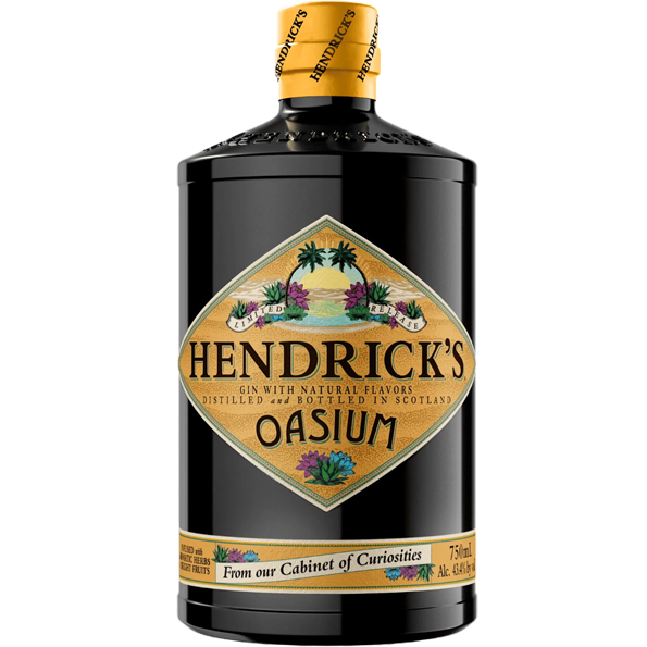 亨利爵士 沙漠綠洲金沙琴酒 商品瓶身示意