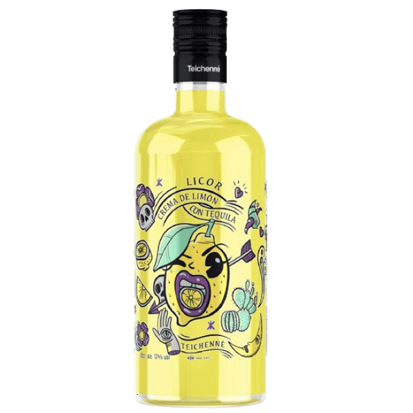 刺波 檸檬香甜奶酒 產品瓶身示意圖