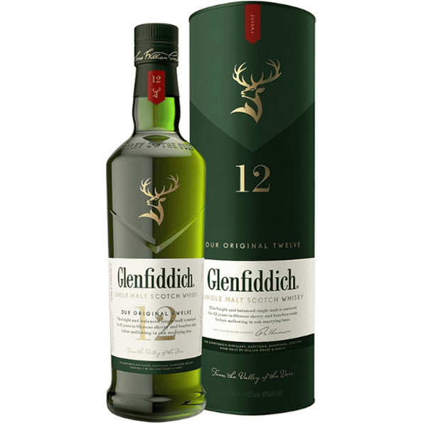 03｜格蘭菲迪 12年單一麥芽威士忌 700ML Glenfiddich 12 Year Old Single Malt Scotch Whisky 十大威士忌品牌推薦商品圖