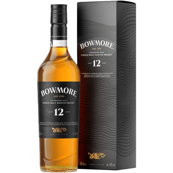 10｜波摩 12年單一麥芽威士忌(新版) Bowmore 12 Year Old Islay Single Malt Scotch Whisky 十大威士忌品牌推薦商品圖