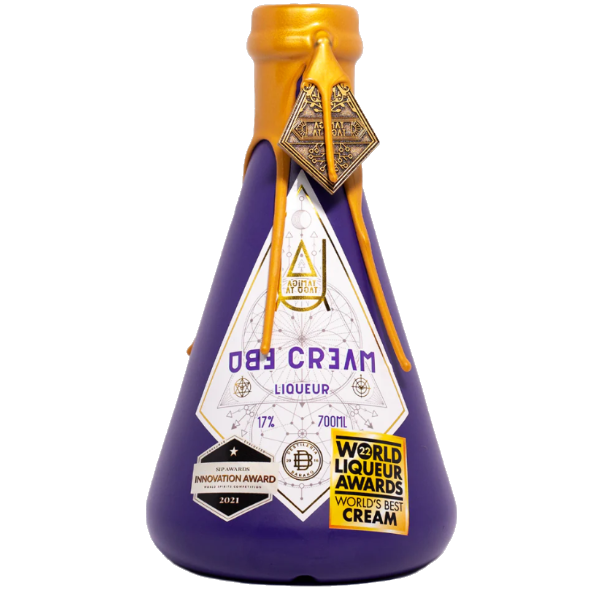 烏貝紫芋香甜奶酒 產品瓶身示意圖