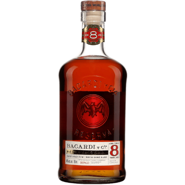 百加得 8年陳釀蘭姆酒 1000ML
