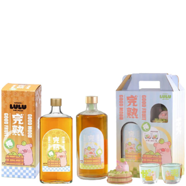 罐頭豬LuLu 完熟經典梅酒 禮盒款 產品示意圖｜端午送禮酒推薦