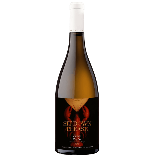 義大利 聖馬酒莊 與龍蝦共舞 Sit Down Please 白葡萄酒 酒瓶示意圖