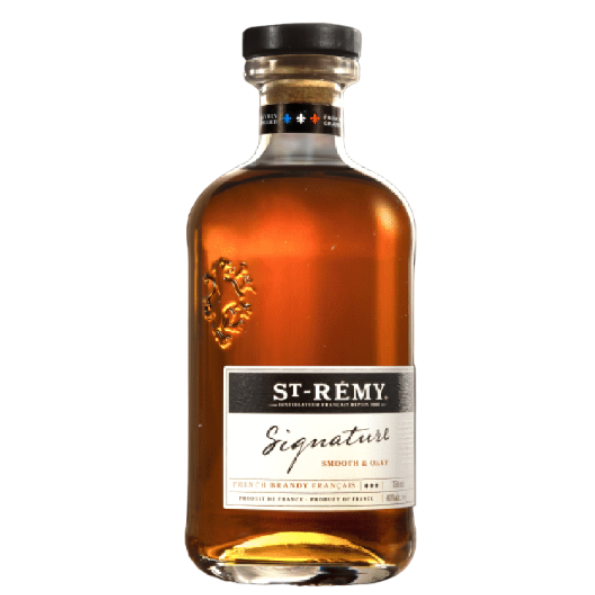 聖雷米 雙桶熟成法國白蘭地 商品瓶身示意