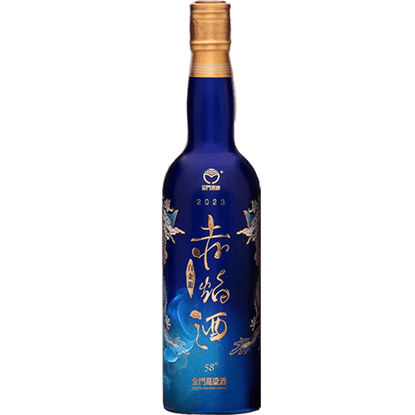 金門酒廠 白金龍赤焰金門高粱酒 豐聚藍 58% 58度高粱春節年菜搭配