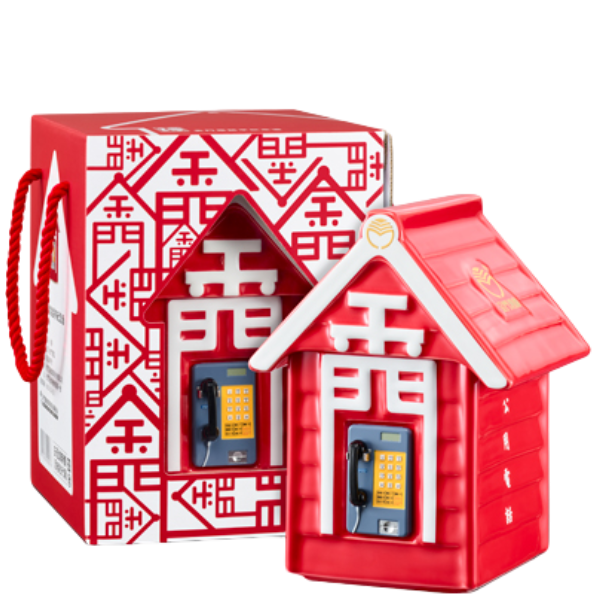 金門酒廠 金門電話亭紀念酒 商品圖，造型紀念高粱酒，適合母親節送禮