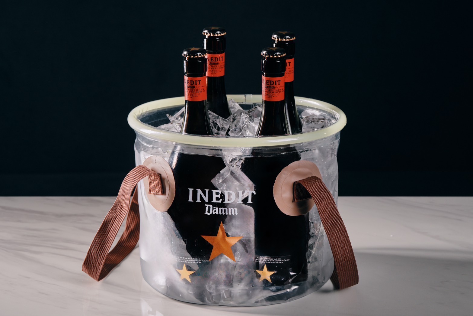西班牙 金星啤酒 戶外冰袋 透明