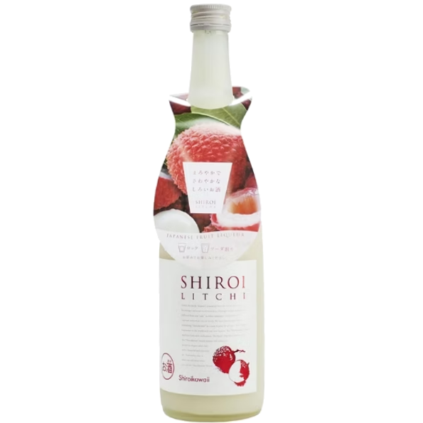 Shiroi kawaii Litchi 荔枝奶酒 產品瓶身示意圖