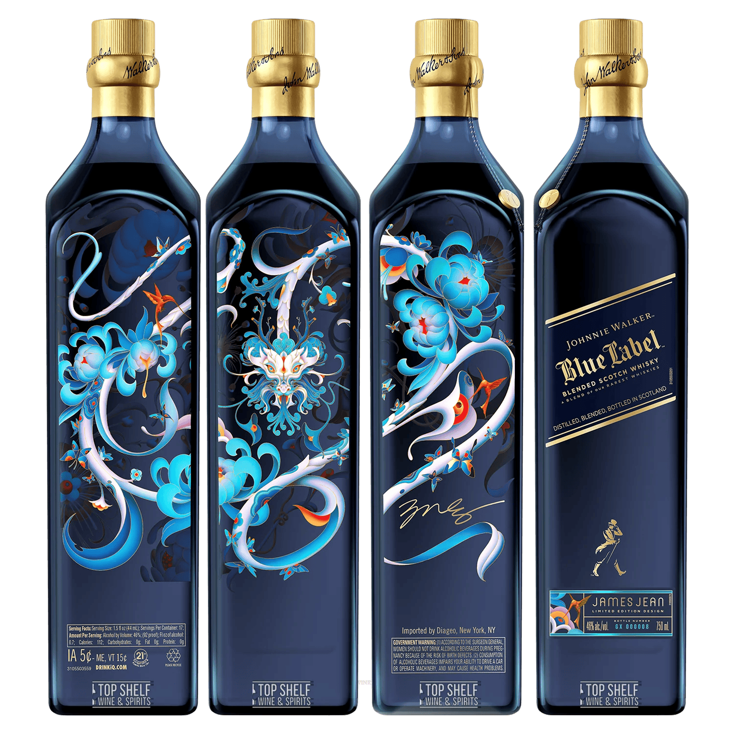 約翰走路 藍牌龍年限量版 調和威士忌 Johnnie Walker Blue Label Year Of The dragon Limited Edition Whisky