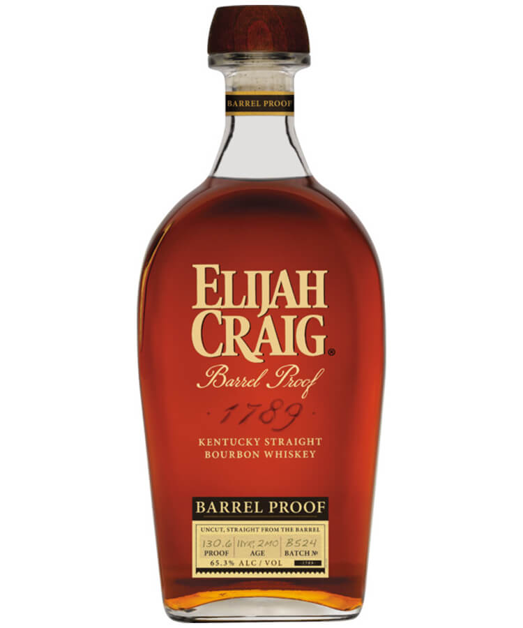 Elijah Craig Barrel Proof Kentucky Straight Bourbon Whiskey Batch No. B524